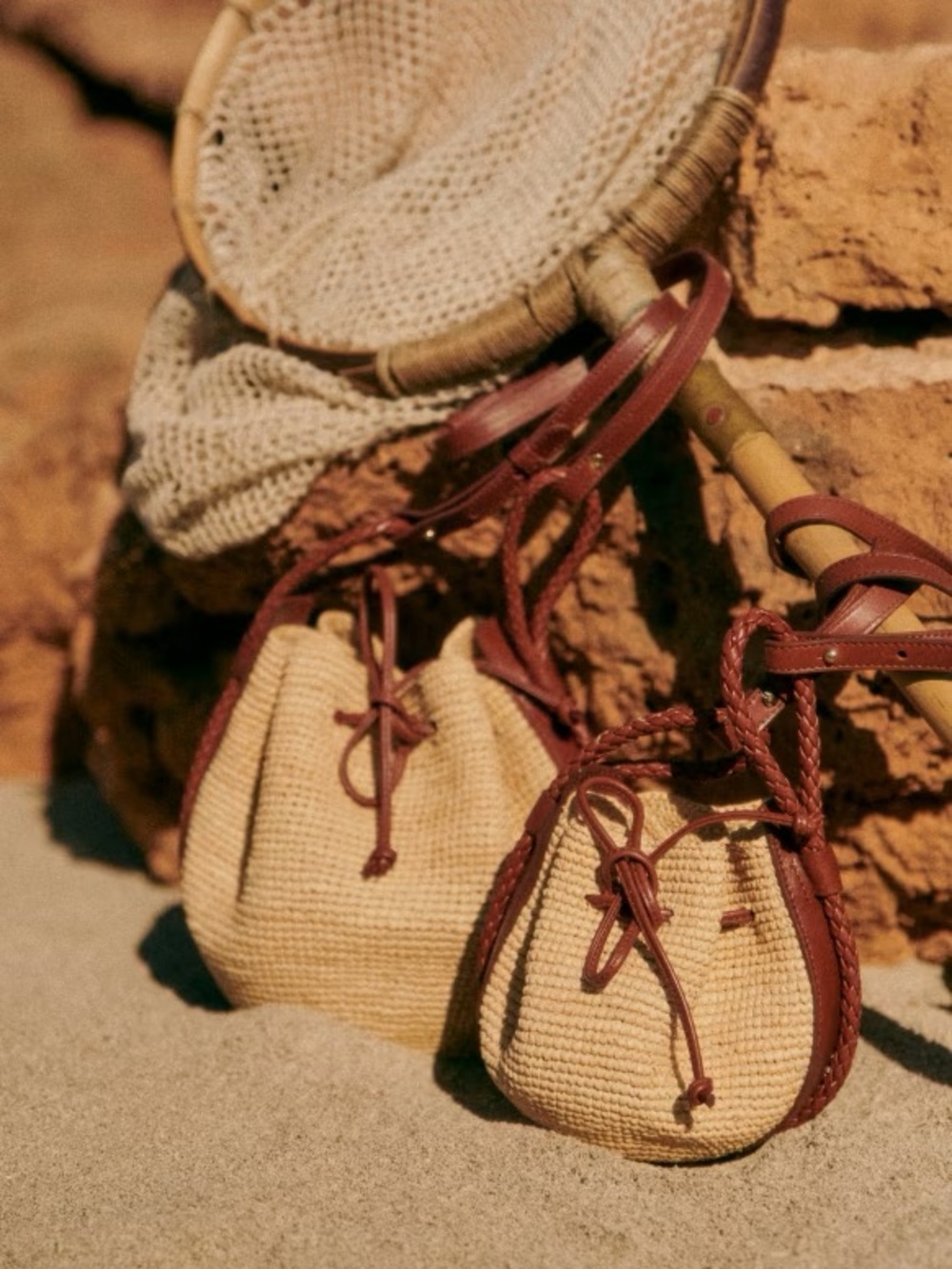 Sezane Zelie Bucket Bag - Picture 4 of 9
